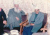 مع الشيخ علي بلحاج نائب رئيس الجبهة الاسلامية للانقاذ في منزل الشيخ أسعد في عمان 