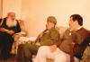 مع الرئيس ياسر عرفات - في الثمانينات 